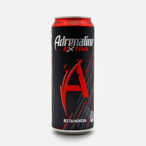 Напиток энергетический Адреналин Экстра газированный ж/б 0,449л