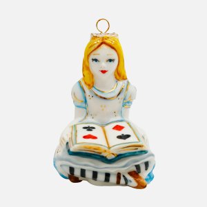 Украшение елочн Лефортовский фарфор Алиса фарфор 6х6,5х9см