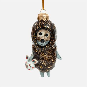 Украшение елочн Лефортовский фарфор Ежик в тумане фарфор 6,2х5,4х10см