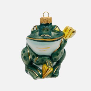 Украшение елочн Лефортовский фарфор Царевна-Лягушка фарфор 8х7х8см
