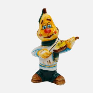 Украшение елочн Лефортовский фарфор Профессор Груша фарфор 8х4х12см