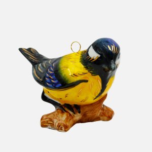 Украшение елочн Лефортовский фарфор Синичка фарфор 12х6х8см