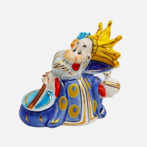 Украшение елочн Лефортовский фарфор Царь из 3/9 царства фарф8,4х11,4х10