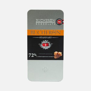 Шоколад Бушерон горький с соленой карамелью и пеканом ж/б 100г
