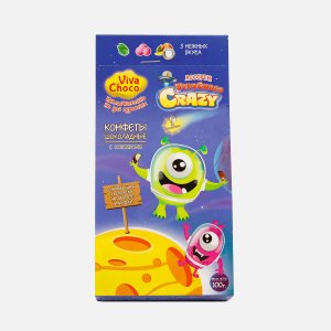 Конфеты Вива Чоко Крейзи шоколадные 100г