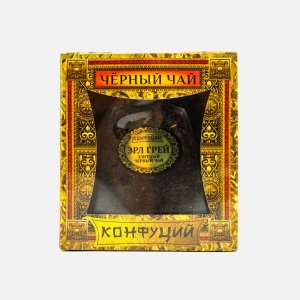 Чай Конфуций Эрл Грей черн премиум с аром бергамота/цедрой ст/б 75г