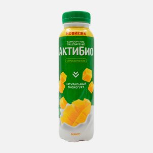 Биойогурт АктиБио Манго обогащенный 1.5% пл/б 260г