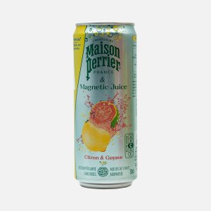 Напиток Перье на осн мин воды со вкус лимона/гуавы газ ж/б 0,33л
