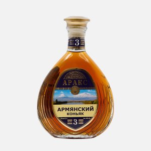 Коньяк Аракс Армянский 3 года ординарный 40% ст/б 0,5л