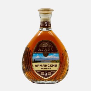 Коньяк Аракс Армянский 5 лет ординарный 40% ст/б 0,5л