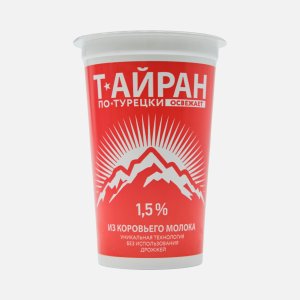 Напиток кисломолочный Тайран по-турецки с солью 1.5% пл/ст 220г