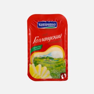 Сыр Киприно Голландский нарезка 45% пл/уп 125г