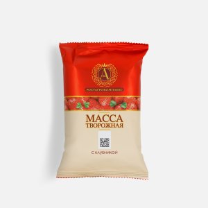 Масса творож А.Ростагрокомплекс с клубникой 20% 180г