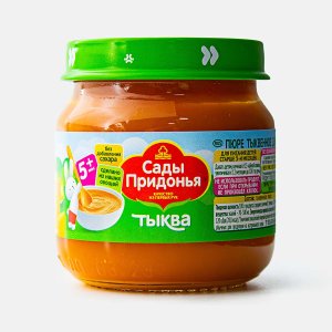 Пюре Сады Придонья Тыква с 5мес ст/б 80г