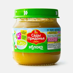 Пюре Сады Придонья Яблоко с 4мес ст/б 80г