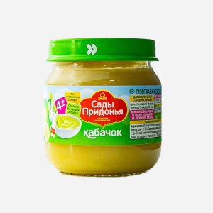 Пюре Сады Придонья Кабачок с 4мес ст/б 80г