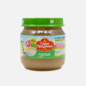 Пюре Сады Придонья Груша с 4мес ст/б 80г