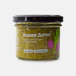 Соус Белая Дача Песто из руколы и базилика ст/б 90г