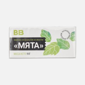 Жевательная резинка Вкусвилл Мята натуральная 10г