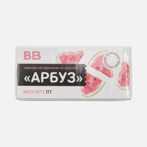 Жевательная резинка Вкусвилл со вкусом Арбуз 11г