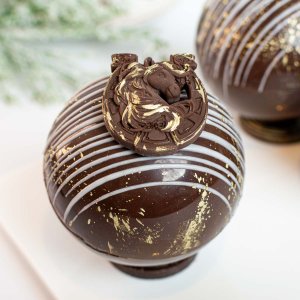 Бомбочка шоколадная с маршмеллоу и какао 80г