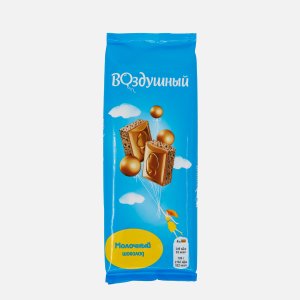 Шоколад Воздушный молочный пористый 80г