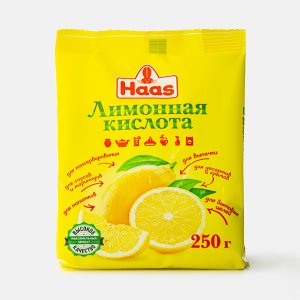 Лимонная кислота Хаас 250г