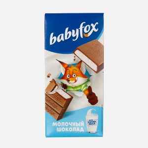 Шоколад Бэбифокс плитка тонкая 90г 