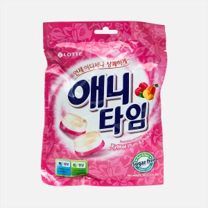 Карамель Лотте Энитайм Слива и персик леденцовая пл/пак 60г