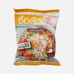 Лапша Суе Сат со вкусом курицы с чесноком пл/пак 55г