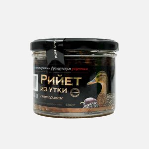 Рийет Сальково из утки с черносливом ст/б 180г