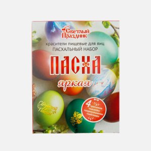 Набор пасхальный Светлый праздник Большой Пасха яркая 28г