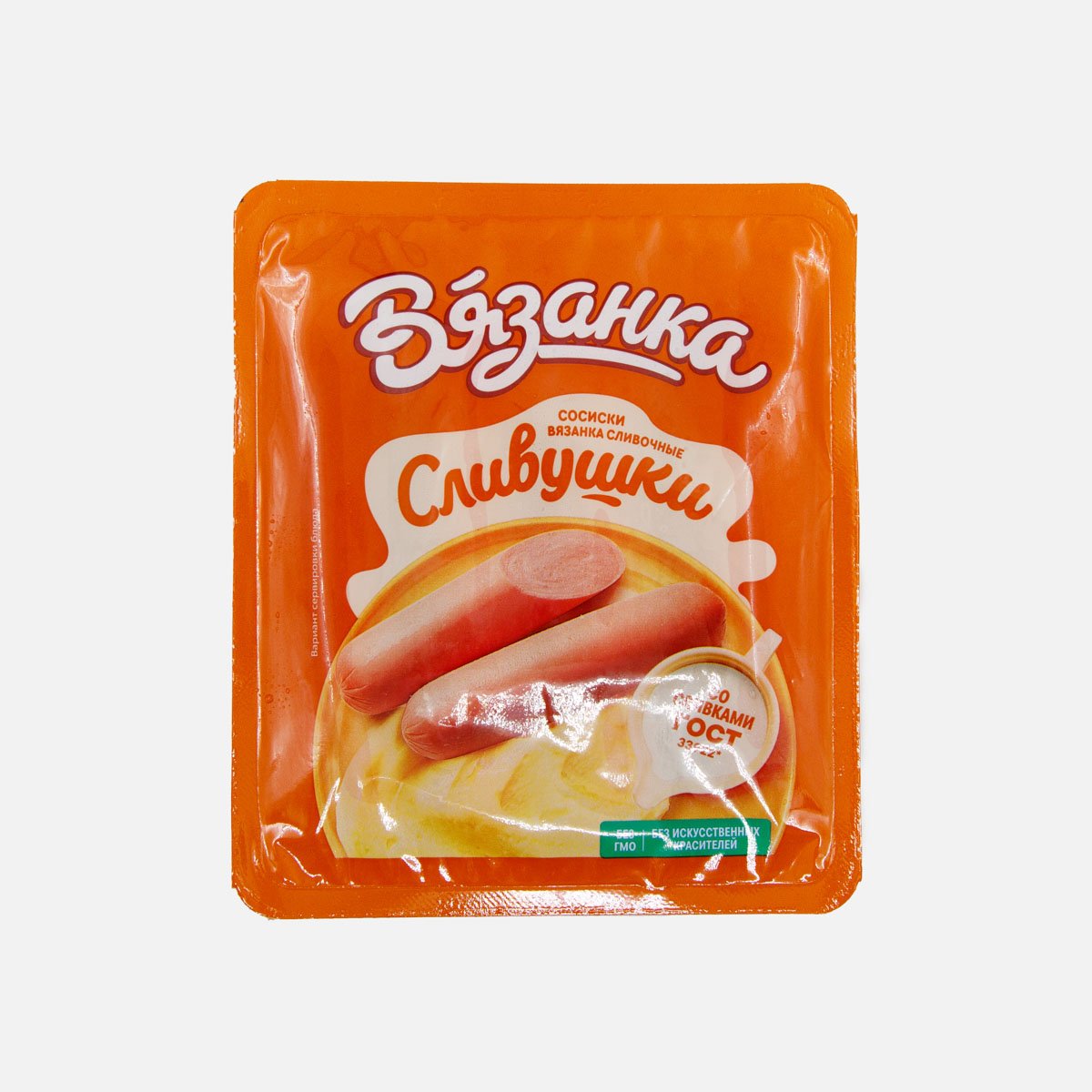 Сосиски Вязанка Сливушки в/у 450г Сосиски Вязанка Сливушки в/у 450г