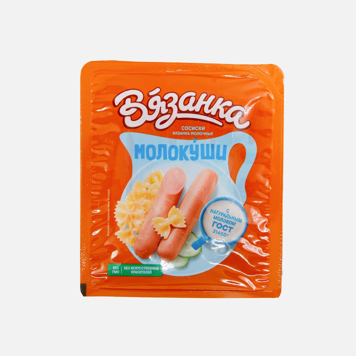 Сосиски Вязанка Молокуши в/у 450г Сосиски Вязанка Молокуши в/у 450г