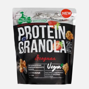 Гранола Бионова Ягодная протеиновая 280г