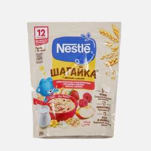 Каша Нестле Шагайка Мультизлаковая земляника/яблоко/малина с 12мес 190г