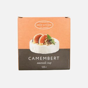 Сыр Грейт Китчен Камамбер мягкий 50% к/к 125г