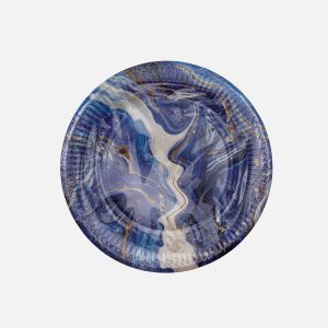Набор НД Плей тарелок Смола синяя d230мм 6шт бум 24*20*0,5см 314233