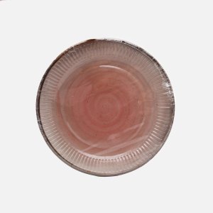 Набор НД Плей тарелок Керамика розовая-2 d230мм 6шт бум