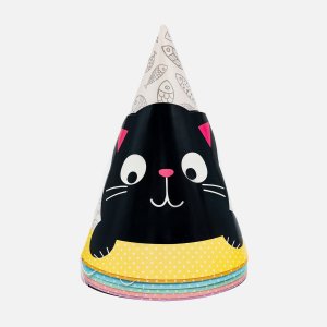 Набор НД Плей колпачков ХКошки с ушками 6шт бум 27*20*12см 307723