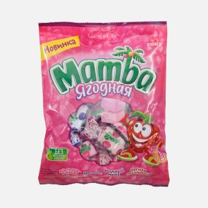 Конфеты Мамба Ягодная ассорти жевательные 70г