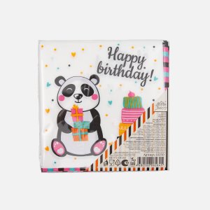 Салфетки Фиоленто Панда Фрэндли Биртхдэй 16,5см 2сл бум 16шт