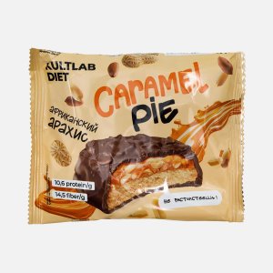 Печенье Культлаб Диет Африканский арахис/карамель протеиновое 60г