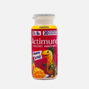 Продукт кисломолочный Актимуно Мангозавр манго/ананас обогащенный 1.5% пл/б 95г