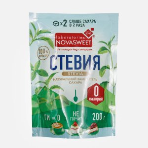 Подсластитель Новасвитс Стевия столовый дой/пак 200г