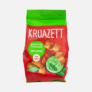 Сухарики Круазетт Криспы ржаные с томатом/базиликом 70г