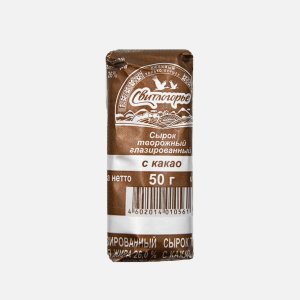 Сырок Свитлогорье тв/гл с какао 26% 50г