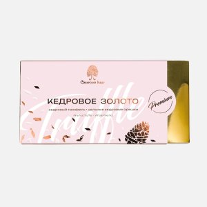 Набор конфет Сибирский кедр Трюфель Кедровое золото 80г