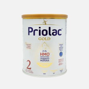 Смесь Приолак Голд 2 сухая молочная с 6мес ж/б 400г