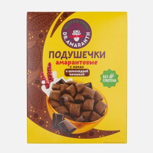 Подушечки Др.Амарант амарантовые какао/шокол начинка б/глютена 180г